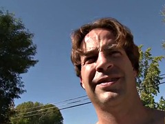 Bukkake ho Diamond Kitty sucking dick