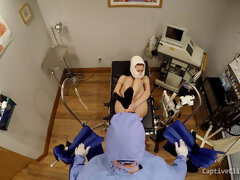 Gebondenheid, Arts, Vernedering, Latijnse vrouw, Tiener, Tieten likken