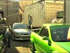 Chica, Tetas grandes, Grupo, Trio, Tetas