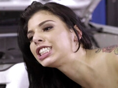 Petite Latina Temptress Explores Intense Passion in Indoor Wet Handjob Play