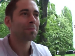 Well-known porn star Aletta Ocean enjoys summer walk