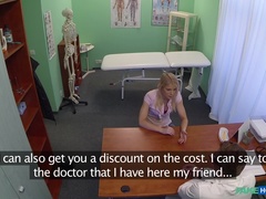 Leie, Blasen, Arzt, Fingern, Krankenschwester, Büro, Pov, Spanner