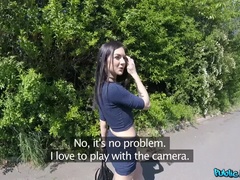 Amateur, Mamada, Corridas, Estilo perrito, Corridas faciales, Al aire libre, Pov, Público