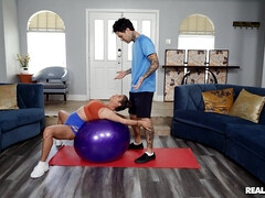 Leie, Amerikanisch, Schwarz, Blasen, Schwanz, Milf, Muschi, Hintern versohlen