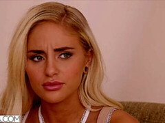 お尻, ブロンド, フェラチオ, 手コキする, キス, 剃毛, ティーン