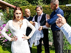 Mariée, Fille, Famille