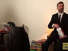 Bound mexican sub finger-tickled and screwed