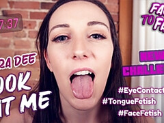 Braunhaarige, Sperma im mund, Schmuddelige sprache, Frau, Fetisch, Hd, Pov, Solo