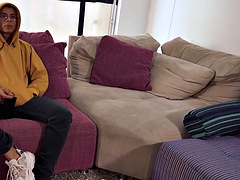 Hot Latina stud tricked into sucking strangers cock during interview in Bogot - Latin Leche