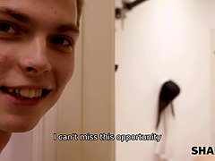 浴室, ブロンド, フェラチオ, エロ熟女, Hd, 熟年, ロシア人, 剃毛