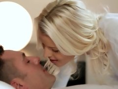 Blondine, Fußfetisch
