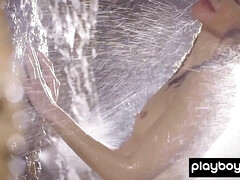 18, 茶髪の, 巨乳な, 恥ずかしがりや, ガリガリ, 一人, ティーン, オッパイの