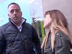 Leie, Blasen, Spermaladung, Europäisch, Im freien, Öffentlich, Realität, Strümpfe