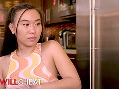 Asiatisch, Braunhaarige, Betrug, Hd, Lecken, Muschi, Titten, Spielzeuge