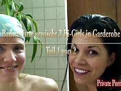 Bisexuell, Geschnappt, Sperma im mund, Handjob, Hd, Nackt, Muschi, Flotter dreier