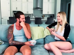 Grote kont, Blond, Pijpbeurt, Vingeren, Handbeurt, Ondergoed, Kut duiken, Kousen