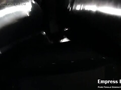 Sadomasochismus, Domination, Weibliche domination, Hd, Bestrafung, Gummi, Strapon, Gefesselt