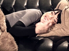 Charlotte Sartre BTS after hot sex