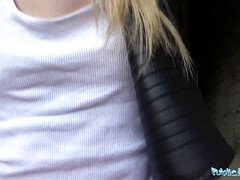 素人, ブロンド, Hd, アウトドア, ハメ撮り, 公共, 現実, 息子