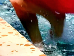 Culo, Tetas grandes, Bikini, Gafas, Tetas naturales, Al aire libre, Perforación, Piscina