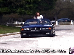 It Was Risky But She Got Naked Along A Major Roadway - Public