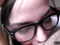 Amateur, Polla, Gafas, Pajear, Sexo duro, Casero, Pov, Colegiala