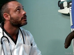 アナル, お尻, デカチン, 黒人, チン, ゲイ, 魅力的, ユニフォーム