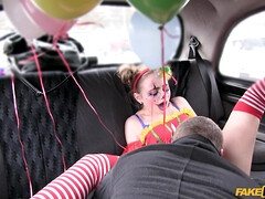 Valentine's Day Squirt: Lady Bug's Hot Car Ride with a Horny Driver