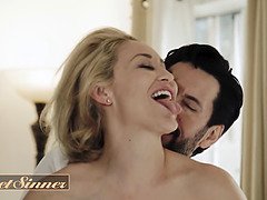 Grosse titten, Blondine, Blasen, Handjob, Milf, Muschi