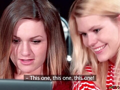 Cul, Blonde, Petite amie, Lesbienne, Léchez, Chatte, Adolescente