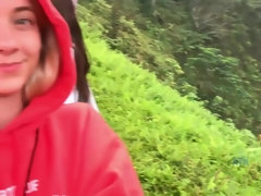 Enthousiasteling, Blond, Vriendin, Klein, Kut duiken, Mager, Tieten likken