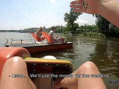 HUNT4K. Big natural juggs hypno hunter and make him pay