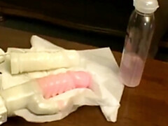 アジア人, 茶髪の, 毛深い, ハードコア, オナニー, パンティ, 小柄, 一人