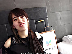 アジア人, デカパイ, フェラチオ, イく瞬間, 乳首, 妊娠, オマンコ, おもちゃ