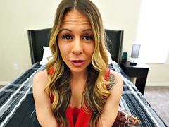 Grosser schwanz, Bikini, Blondine, Europäisch, Milf, Pov, Tätowierung, Titten