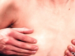 アメリカ人, お尻, フェラチオ, イく瞬間, ヒール, キス, 剃毛, オッパイの