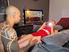 素人, 美女, デカチン, 黒人, フェラチオ, 黒人, 面白, オッパイの