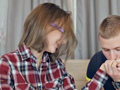 Petite spex teen pounded after class