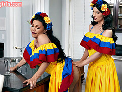 Dreamy Latina Trans Sapphic Sex