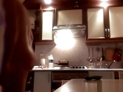 Russian Wife Hardcore Fucked In The Kitchen