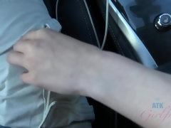 Blond, Vriendin, Olie, Orgasme, Buiten, Gezichtspunt, Pompen, Kut duiken