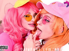 アナル, レズビアン, オマンコ, ティーン, おもちゃ