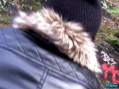 素人, フェラチオ, 茶髪の, 巨乳な, イマラチオ, オーガズム, アウトドア, オッパイの