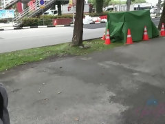 素人, お尻, ブロンド, フェラチオ, 眼鏡, 小柄, ガリガリ, オッパイの