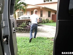 Juicy Latina Ass Fucked On The BangBus!