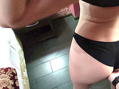 Leie, Sadomasochismus, Grosser arsch, Grosser schwanz, Blasen, Braunhaarige, Sperma im mund, Domination
