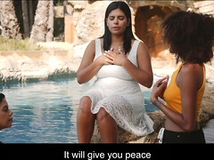 Lesbian Interracial Threesome Sex Outdoors With Hot Latinas Sheila Ortega, Luna Corazon