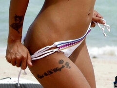 Asiático, Chica, Culo grande, Bikini, Morena, Hd, Indio, Solo