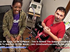 New student Lotus Lains gyno exam by Tampa doctor on cam