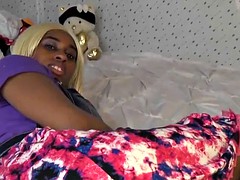 Amateur, Chica, Negro, Rubia, Ébano, Sexo duro, Tetas, Voyeur